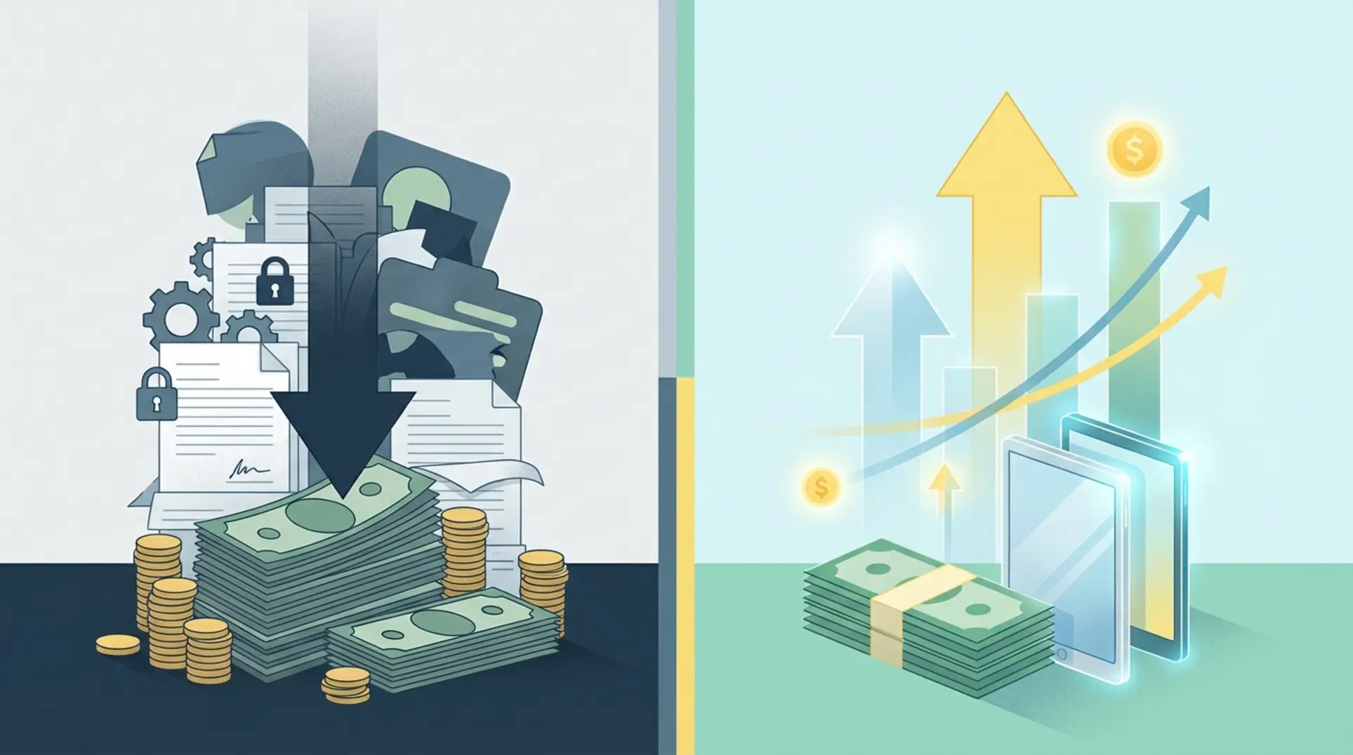 Infographic illustrating Fractional vs. Full-Time: A Detailed 2026 Cost Comparison