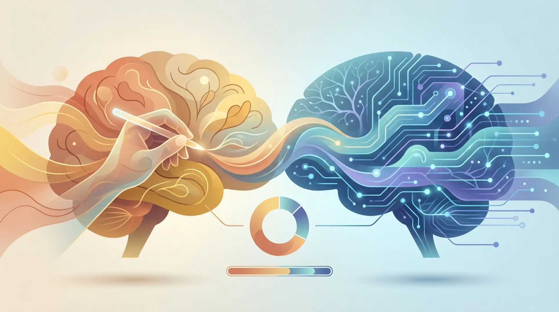 Infographic illustrating 2026 Trends: The Rise of Hybrid AI & Human Marketing Teams