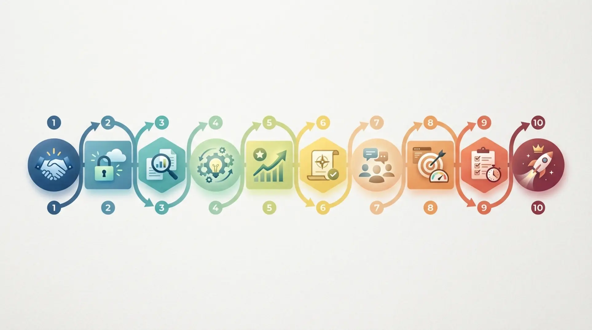 Infographic illustrating The 10-Day Onboarding Framework