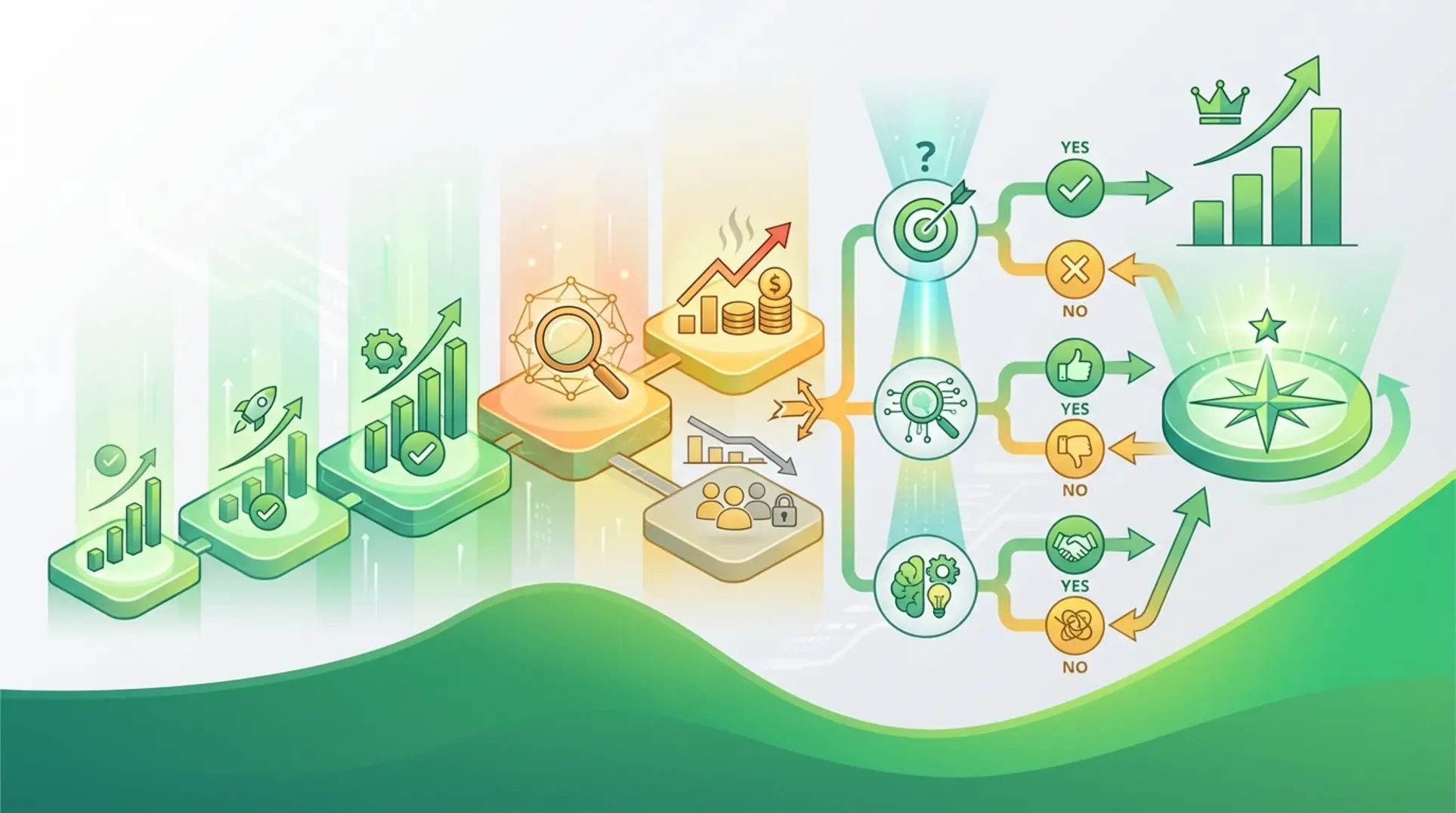 Infographic illustrating Revenue Milestones & Readiness Assessment