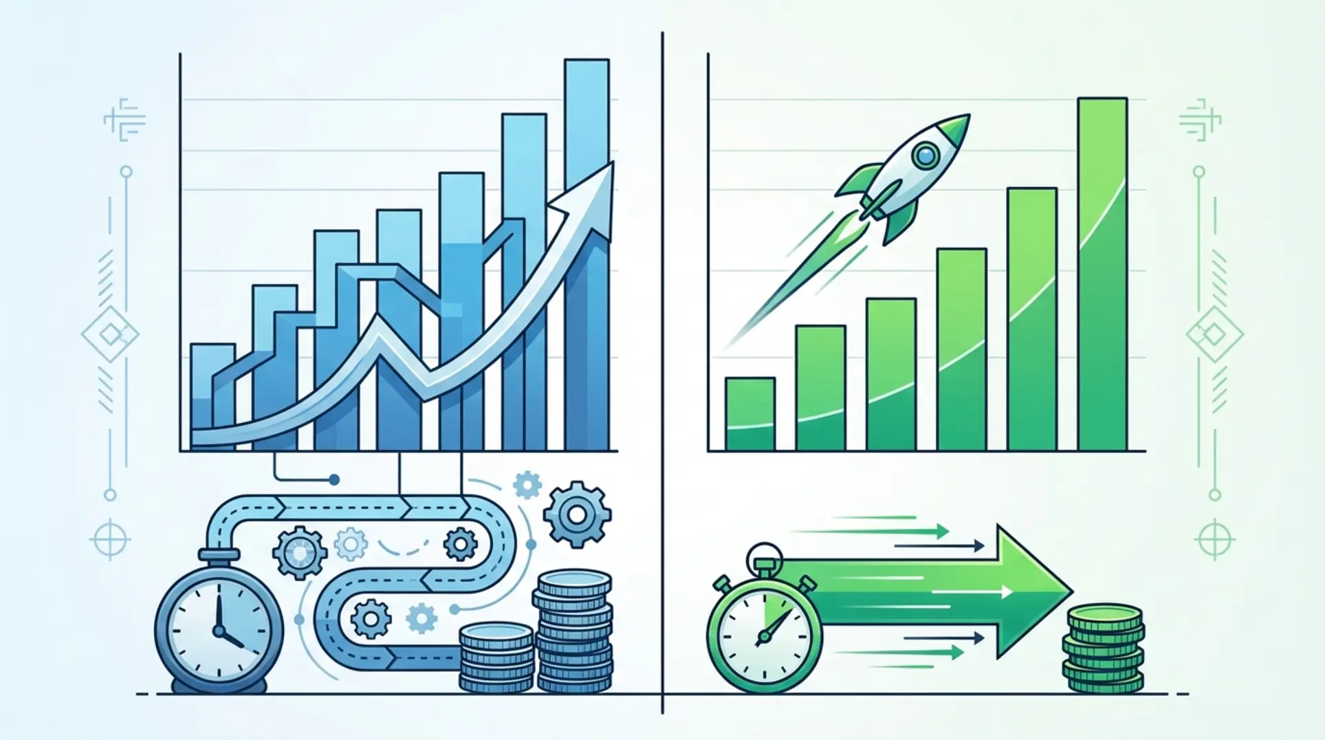 Infographic illustrating 2026 Pricing Models: Fractional CMO vs. Full-Time Hire