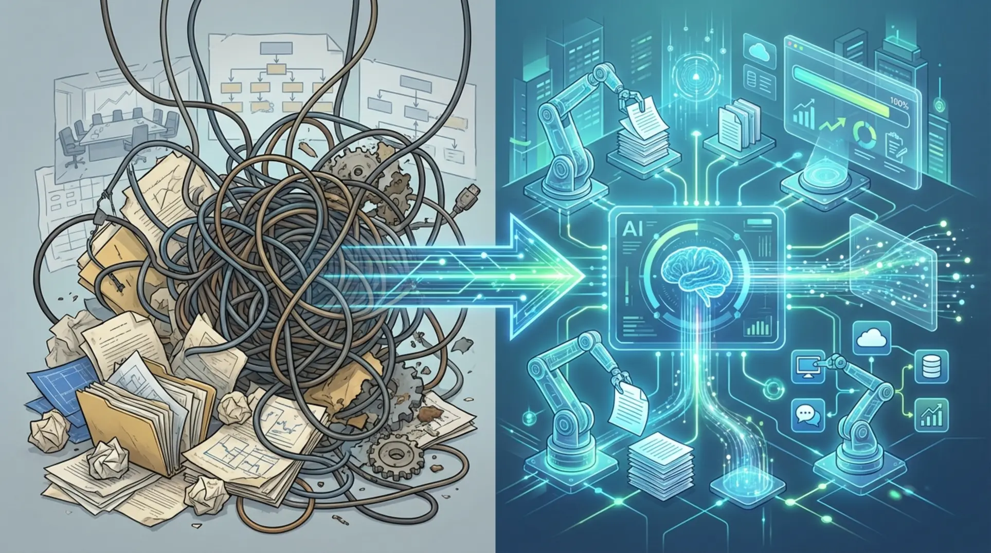 Infographic illustrating AI Gap 1: The "Execution Debt" of Strategic-Only Leadership